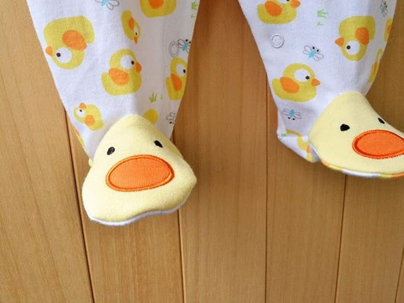 Baby One Piece Romper Soft Cotton Sleepwear Footed Jumpsuit for 0-12 Month Infant