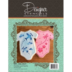 Baby Onesie Cookie Cutter and Stencil Set by Designer Stencils