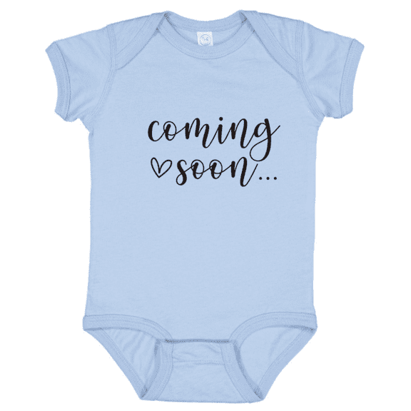 Baby Onesie Hub Coming Soon Baby Announcement Onesie, Pregnancy Announcement Bodysuit for Baby Boys and Girls
