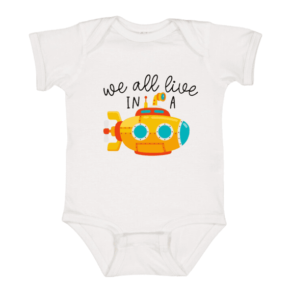 Baby Onesie Hub Submarine Baby Bodysuit, Cute Pregnancy Announcement Boys and Girls Baby Gift