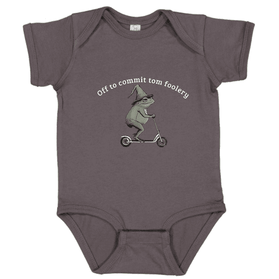 Baby Onesie Hub Wizard Frog Baby Bodysuit, Funny Boys and Girls Baby Gift