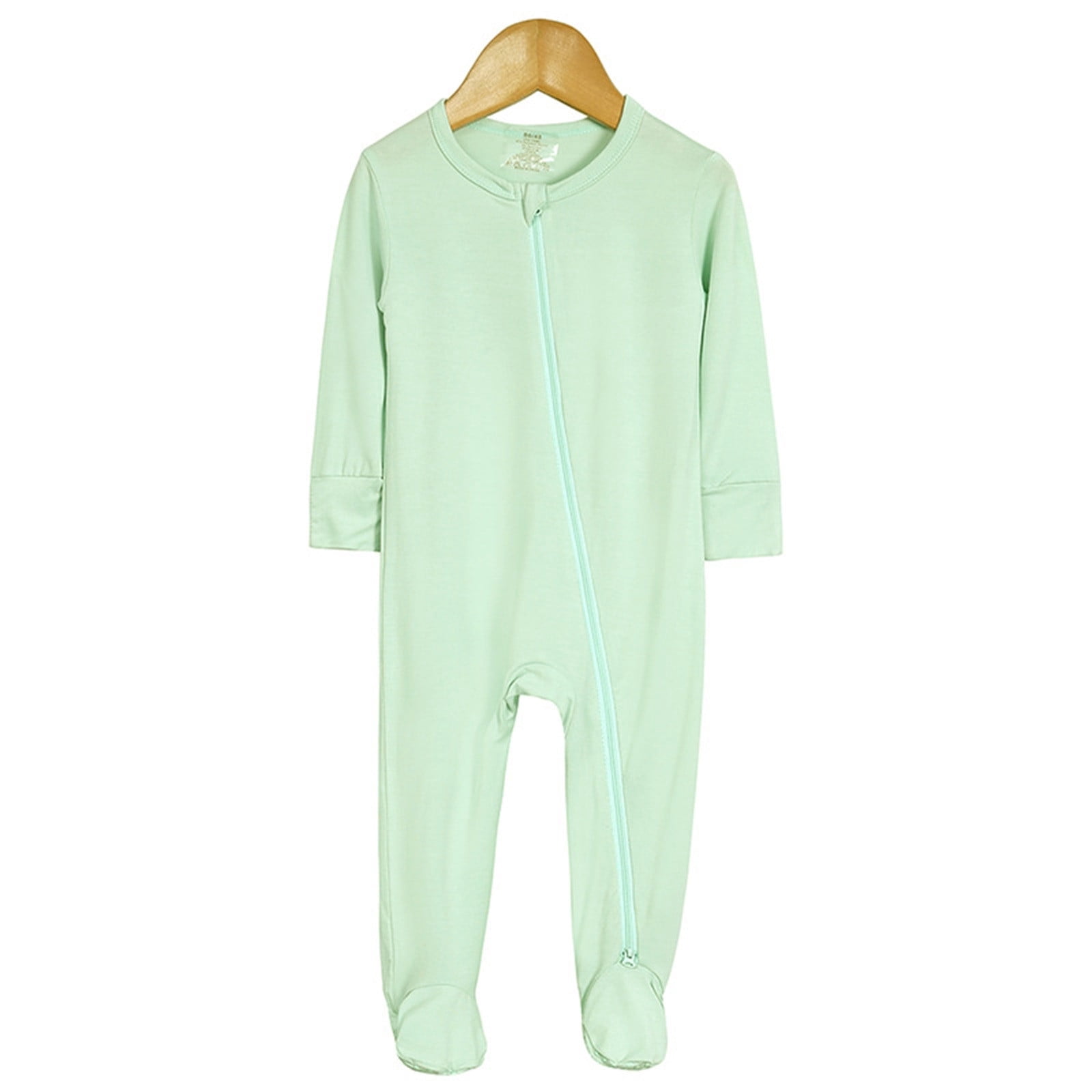 Onesies Baby Boys Girls Cotton Rompers Footed Pajamas Zipper Long Sleeve Sleeper Jumpsuit Boy Outfits 3-6 Months