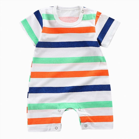 Baby Onesies Boy Baby Boy Girl Romper Toddler Infant Unisex Short Sleeve Cartoon Jumpsuit Shorts Summer One Piece Bamboo Viscose