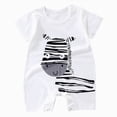 thumbnail image 1 of Baby Onesies Boy Baby Boy Girl Romper Toddler Infant Unisex Short Sleeve Cartoon Jumpsuit Shorts Summer One Piece Bamboo Viscose, 1 of 4