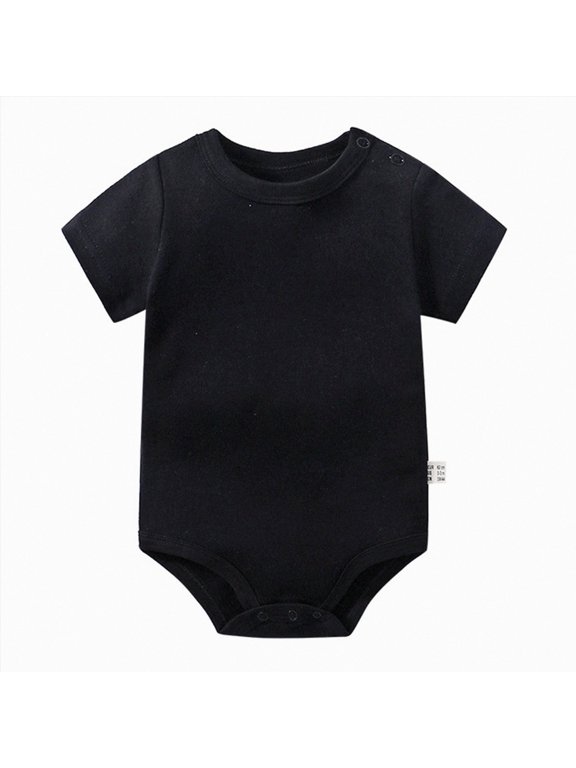 Baby Onesies Boy Baby Boy Girl Side Snap Bodysuits Plain Short Sleeve Baby Kimono Bodysuits