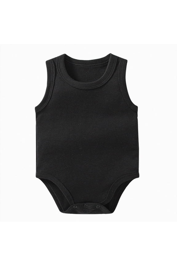 Baby Onesies Boy Baby Boy Girls Sleeveless Bodysuits Ultra Soft Tank Pajamas Infant Unisex Sleepwear