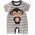 thumbnail image 1 of Baby Onesies Boy Baby Boy Rompers Short Sleeve Cotton Toddler Rompers Graphic Print Baby Clothes One-Piece Outfit, 1 of 7