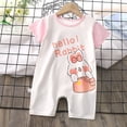 thumbnail image 1 of Baby Onesies Boy Boys Soft Short Sleeve Romper Baby Boy Romper Pink 0-3 Months, 1 of 3