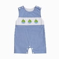 thumbnail image 1 of Baby Onesies Boy Cartoon Embroidery Print Sleeveless Romper Jumpsuit Newborn Summer Overall Outfit, 1 of 7