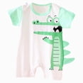 thumbnail image 1 of Baby Onesies Boy Girls Summer Sleeveless Jumpsuit Infant Cartoon Animal Style Clothing Toddler Cute Jumpsuit, 1 of 9