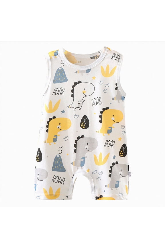 Baby Onesies Boy Infant Baby Boy Girl Easter Rabbit Jumpsuit Sleeveless Straps Romper Bib Pants One Piece Overalls Plaid Outfit