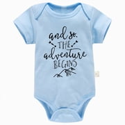 Baby Onesies Girl Baby Bodysuit Funny Cute Letter Print Romper Newborn Clothes for Boys Girls