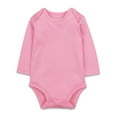 thumbnail image 1 of Baby Onesies Long Sleeve Baby An Article Of Piece Clothes Bodysuit Baby Girl Clothes Pink 0 Months-3 Months, 1 of 3