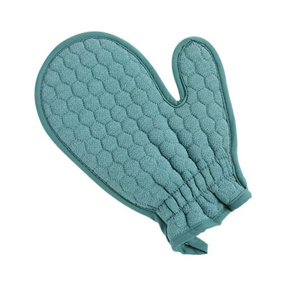 Baby Organic Bamboo Bath Mitt & Shower Wash Gloves Pair - Newborns, Toddlers, Kids, Sensitive Skin Adults - Washcloth Mitt, Washcloths Alternative, Easy & Convenient Washing