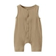 thumbnail image 1 of Baby Outfit Baby Onesie born born Baby Boy Short Sleeve Bodysuit Baby Jumpsuit Girl Black, 1 of 3