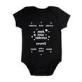 thumbnail image 1 of Baby Outfits Boy Cute Letter Printed Short Sleeve Bodysuit New Born Clothes Baby Boy for Girls 9-12 Months, 1 of 6