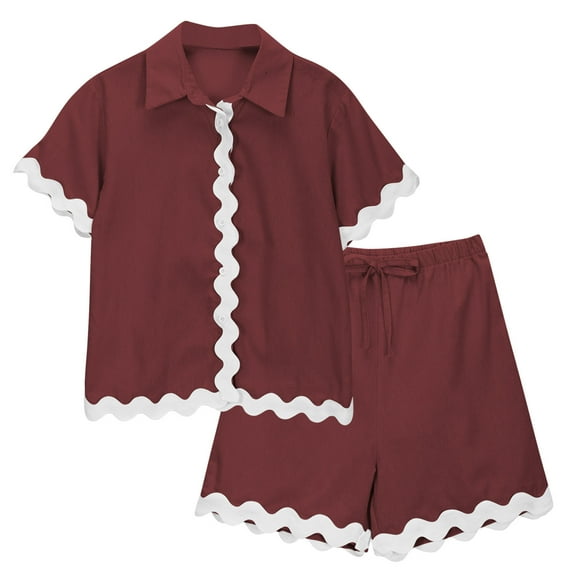 Baby Outfits Girl Kids Toddler Girls Summer Short Sleeve Shirt Shorts 2 Piece Casual Suit Pajama Set Toddler Girl Outfits RD3 9 Years-10 Years