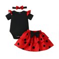 Baby Outfits Girls Boys Summer Short Sleeve Prints Shorts 2Pcs Children