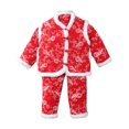 Baby Outfits Winter Chinese Thickened New Year Top Pants Clothing