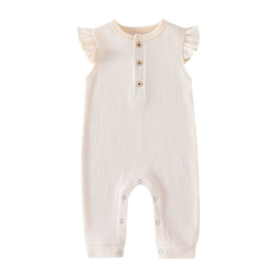 Outfits Baby Girl Cute Letter Printed Bodysuit Short Sleeve Baby Girls Clothes for Babies 3-6 Months