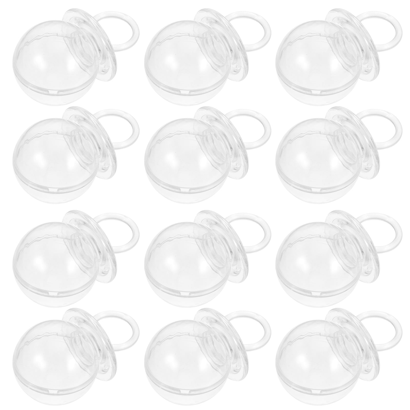 Baby Pacifiers Plastic Candy Box Fillable Ornaments Containers Favors