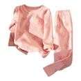 thumbnail image 1 of Baby Pajamas Toddler Girls Spring Fall Winter Long Sleeve Pajama Sets, Kids 2Pcs Sleepwear Outfit Pajamas for Boys Pink 5 Years-6 Years, 1 of 7