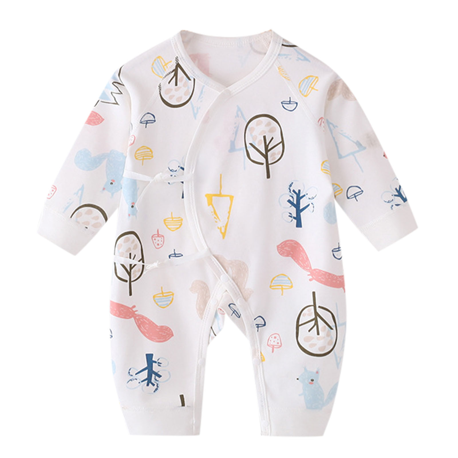 Baby Pajamas Zipper Onesies Bamboo Sleepers for Baby Boy Bodysuit baby baby baby package ass Red