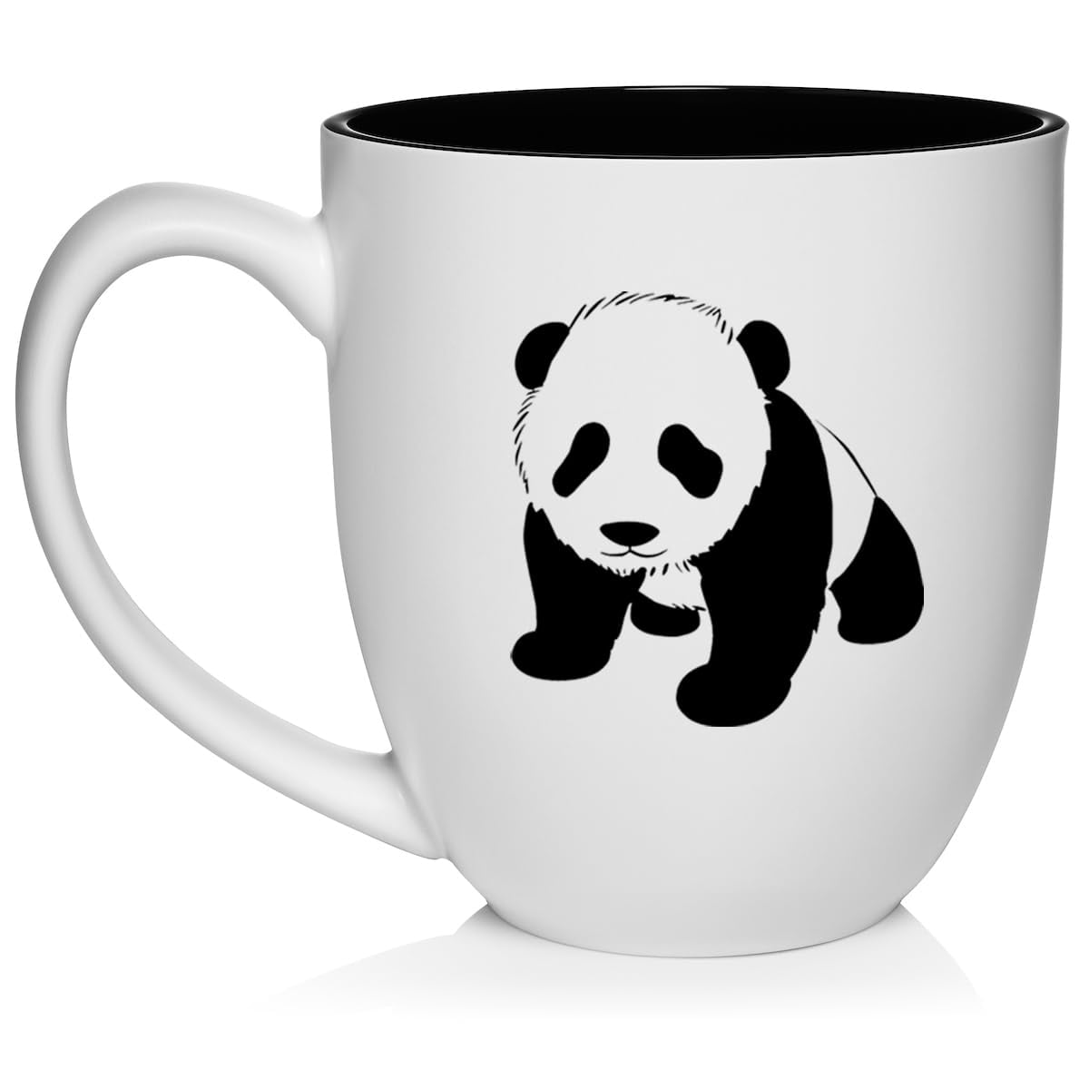 Baby Panda Ceramic Coffee Mug Tea Cup Gift for Her, Him, Friend, Coworker, Wife, Husband, Animal Lover (16oz White)