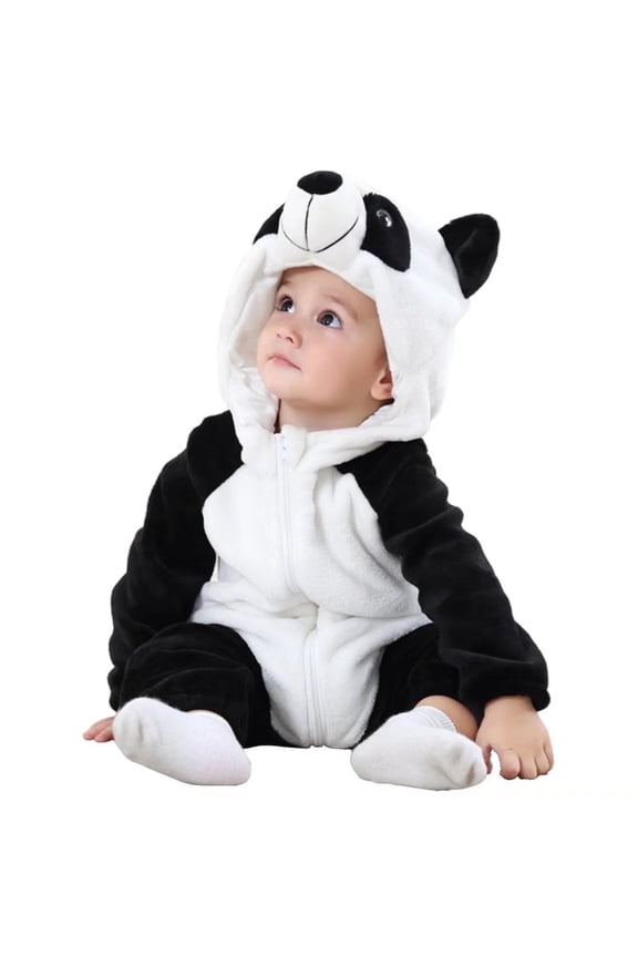 Baby Panda Costumes Unisex Toddler Onesie Halloween Dress Up Romper,  18-24 Months
