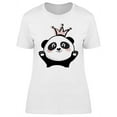 thumbnail image 1 of Baby Panda With Pink Crown T-Shirt Women -Image by Shutterstock, Female Medium, 1 of 2