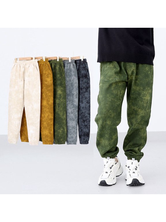 Baby Pants Baby Patchwork Batik Loose Casual Long Pants Elastic Waist Black 5-6 Years