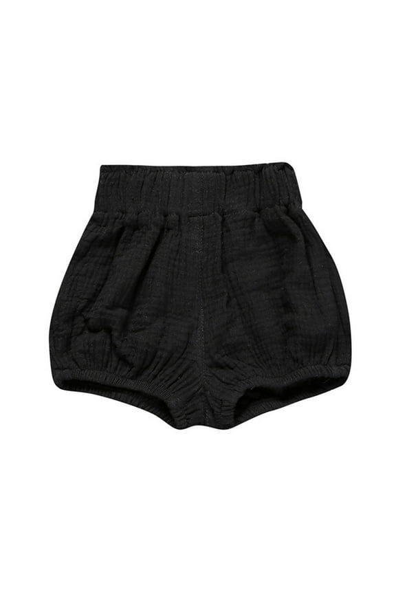 Baby Pants ,Bottoms Toddler Children Cute Baby Girls Boys Solid Shorts Leggings,Baby Girl Pants,Black,6-9 Months