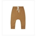 thumbnail image 1 of Baby Pants Boy Girl Fall Winter Soft Infants Bottoms Casual Loose Month Babies' Leggings Brown, 1 of 2