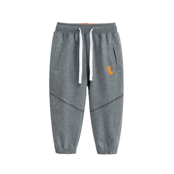Baby Pants Boys Girls Solid Color Thick Warm Sweatpants with Pockets Kid Fashion Jogger Active Trousers Spring Soft Athletic Joggers,Z1-Dark Gray,12-18 Months