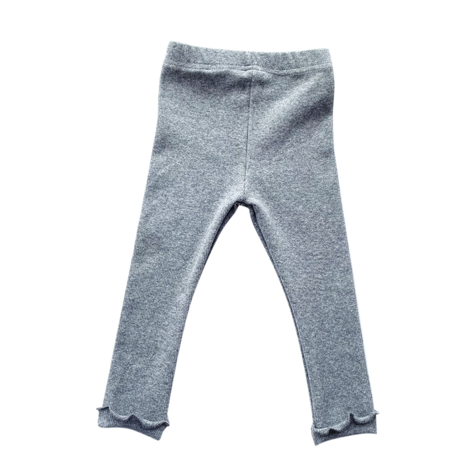 Baby  Lace Hem Leggings – Soft Stretch Infant Pants main image 1