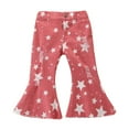 Baby Pants,Toddler Kids Baby Girls Star Printing High Waist Denim Bell