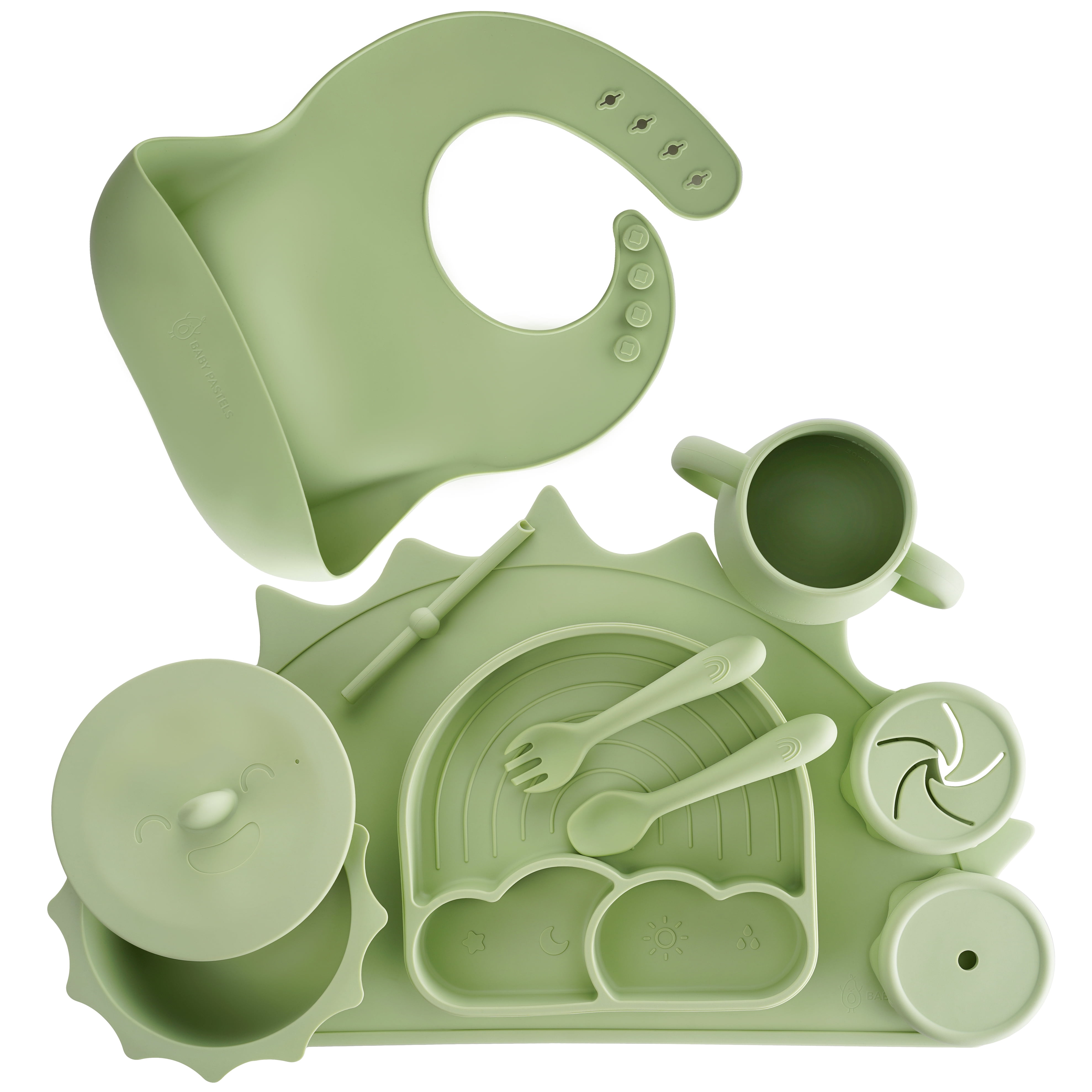 Baby Pastels - Baby Feeding Set - Baby Led Weaning Supplies