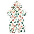 thumbnail image 1 of Baby Pattern Short Sleeve Hoodie Romper, 1 of 5