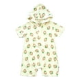 thumbnail image 1 of Baby Pattern Short Sleeve Hoodie Romper, 1 of 5