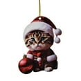 Baby Pendant Christmas Tree Charm Cute Cartoon Car Pendant 2d Flat