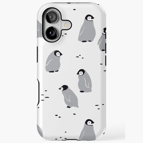 Baby Penguin Chick Cute Winter Animal Art Case for iPhone 17 to 11 Pro Max