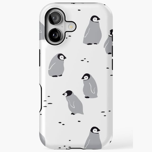Baby Penguin Chick Cute Winter Animal Art Case for iPhone 17 to 11 Pro Max