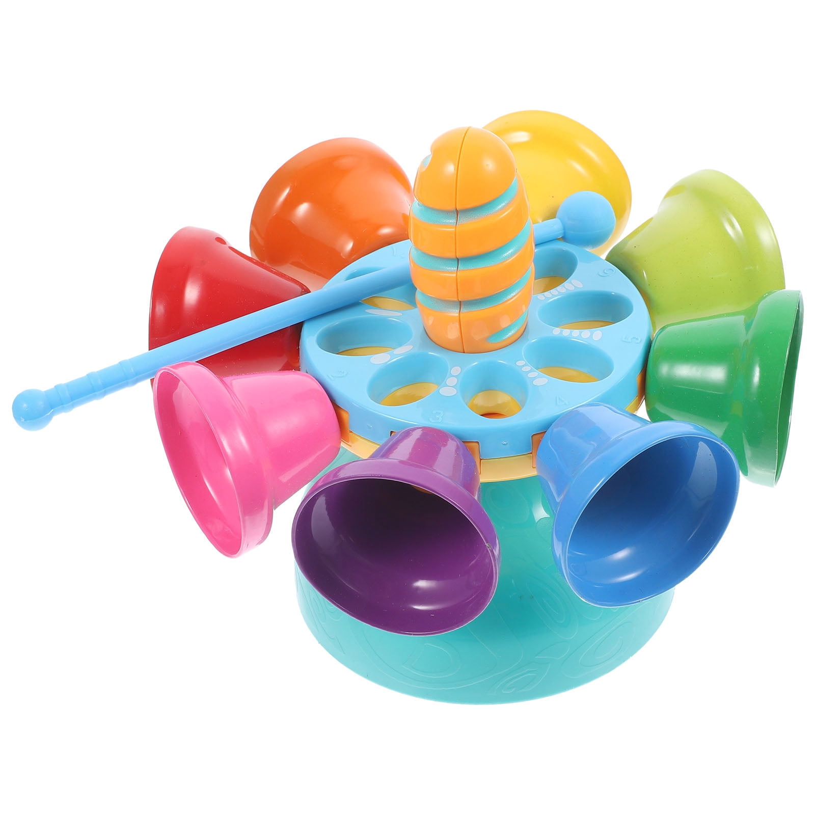 Baby Percussion Instrument Bell Rotating Musical Handbells Toy