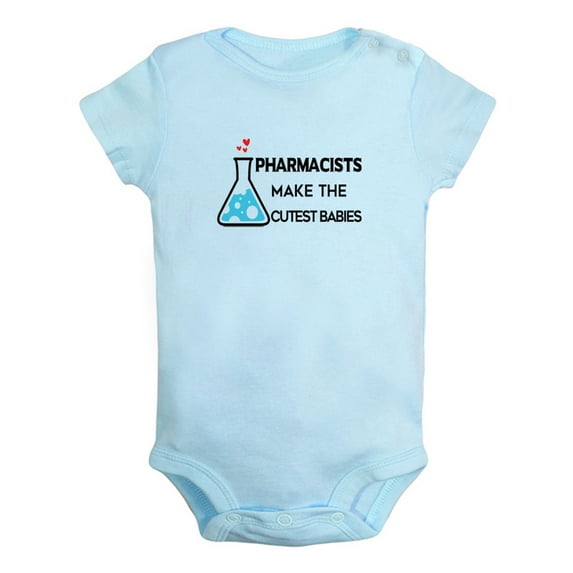 Baby Pharmacists Make The Cutest Babies Funny Romper Newborn Bodysuits Infant Jumpsuits Kids Clothes Graphic Outfits