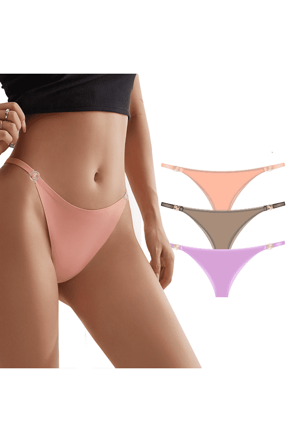 Women's Panties Seamless Brazilian 3 Pack