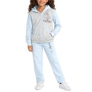 Baby Phat Girls Sweatsuit Set Soft Fleece Zip up Girls Hoodie Sweatshirt & Jogger Sweatpants 2 Piece
