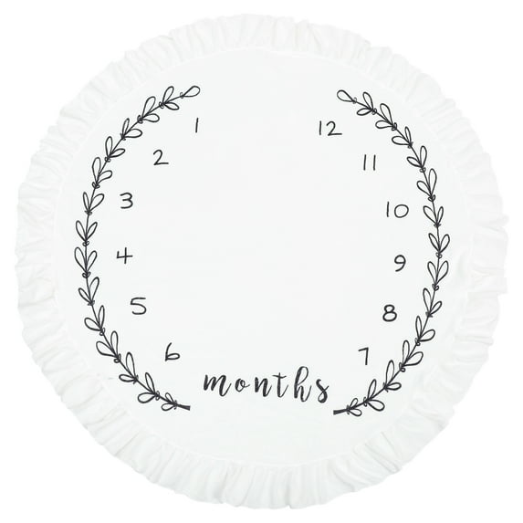 Baby Monthly Blanket Photo Background Baby Flannel Pad For Newborn Growth Props