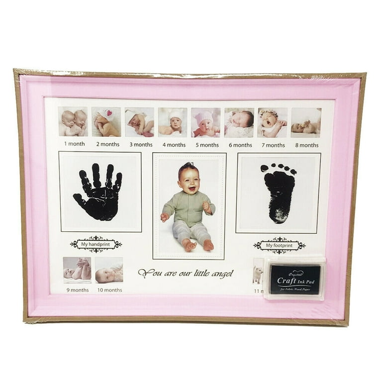 Little me baby handprint and hot sale footprint frame