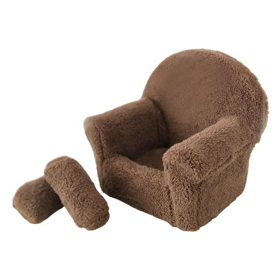 Baby Photography Sofa Newborn Infant Boy Girl Photo Props Posing Sofa Chair for Baby Infant , Coffee