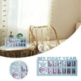 thumbnail image 1 of Baby Picture Frame My First Year Frame Baby Photo Frame 12 Month Baby Keepsake Frames Monthly Milestone Desktop Picture Frame for Photo Memories Baby 1st Birthday (Blue), 1 of 7
